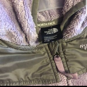 Purple North Face jacket 4T